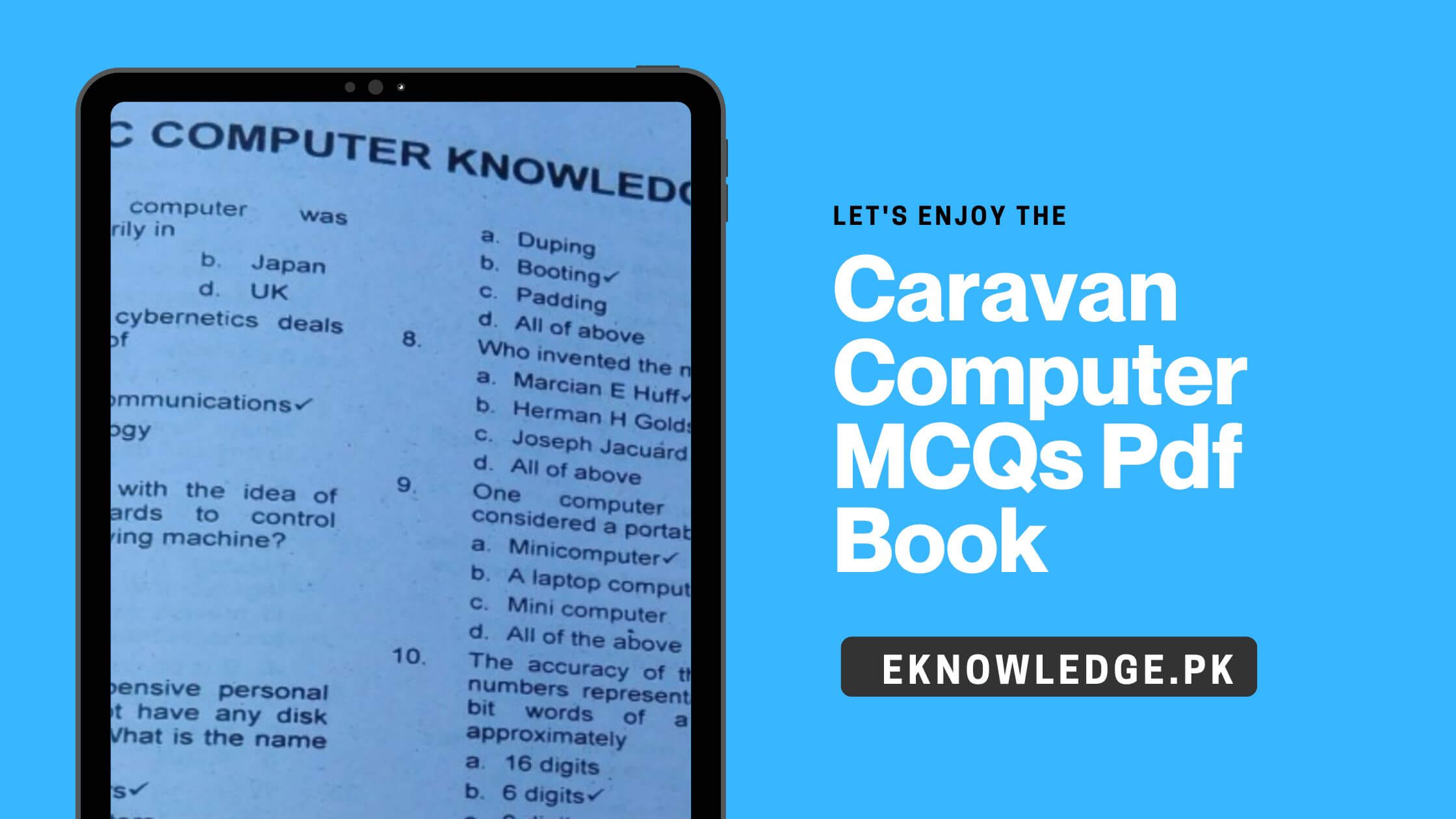 Caravan-Computer-MCQs-Pdf-Download
