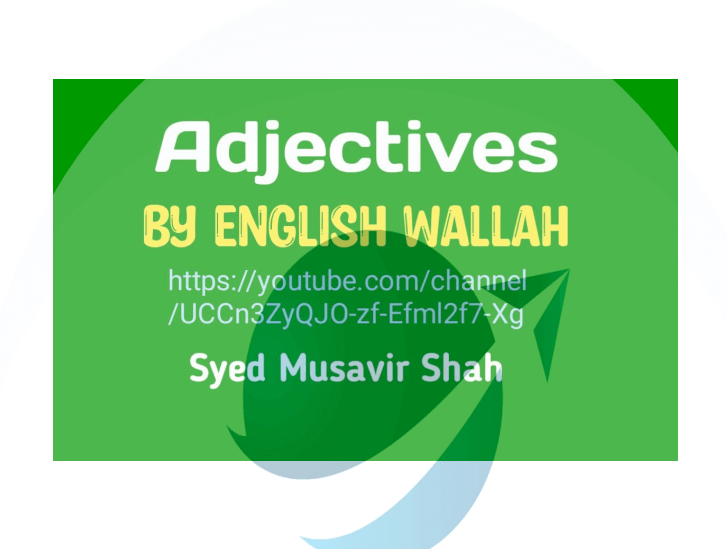 Adjective Notes PDF Download