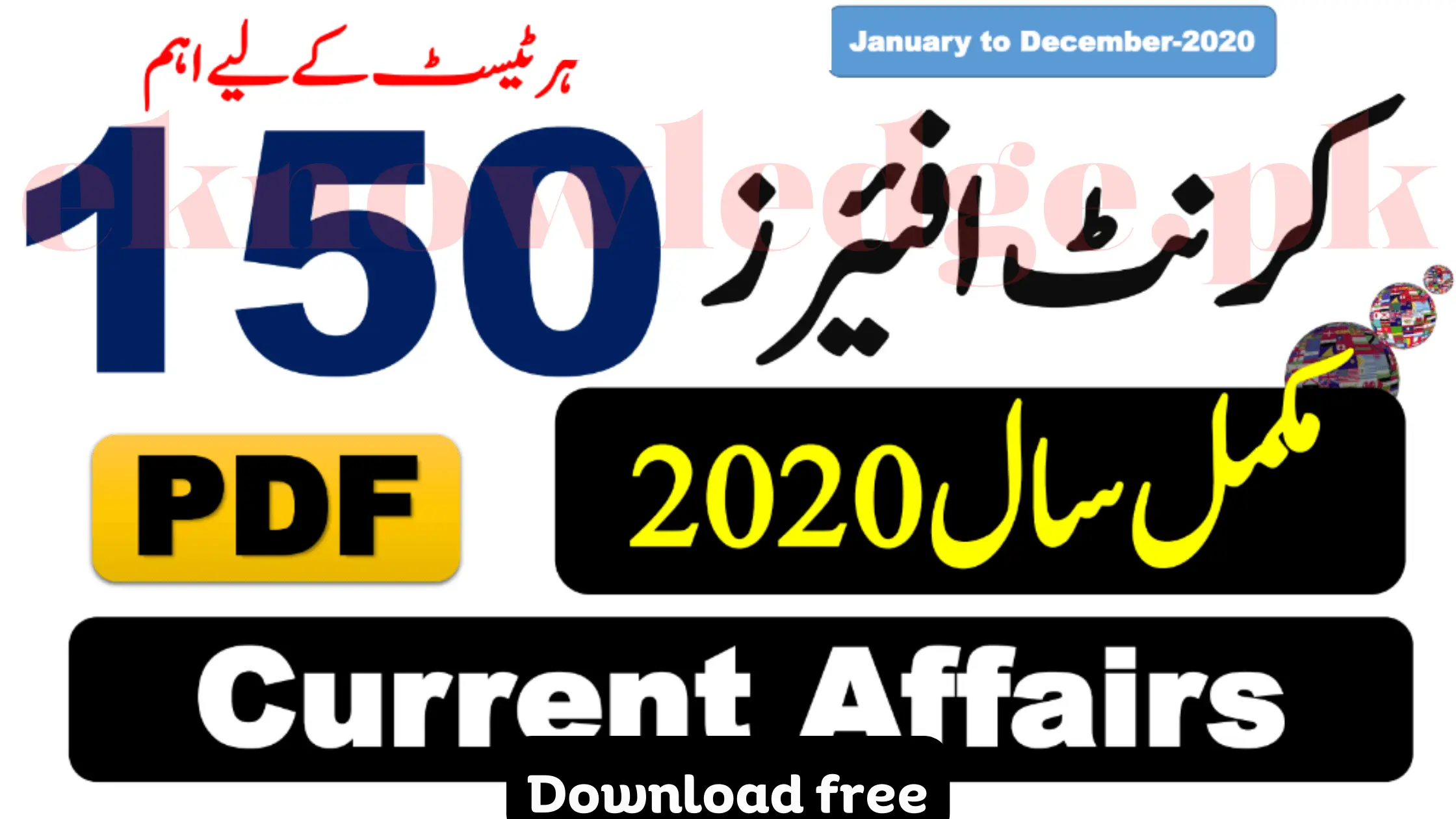 Current Affairs of Pakistan MCQs 2020 PDF – With Complete Details