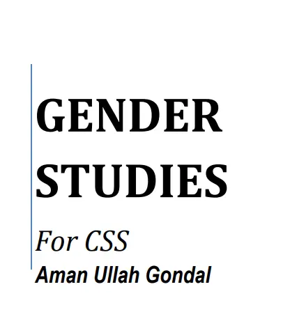 Gender Studies by Amanullah Gondal