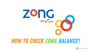 How to Check Zong Balance
